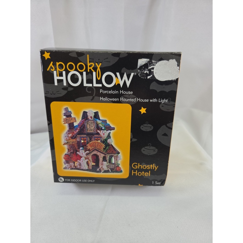 Spooky Hollow Porcelain Ghostly Hotel 2002 JoAnn Fabrics
